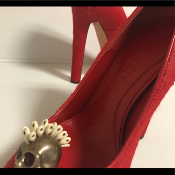 Alexander McQueen pony hair shoes size 38.5 - Picture 4 of 6